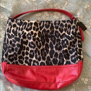 Coach Leopard Print Purse